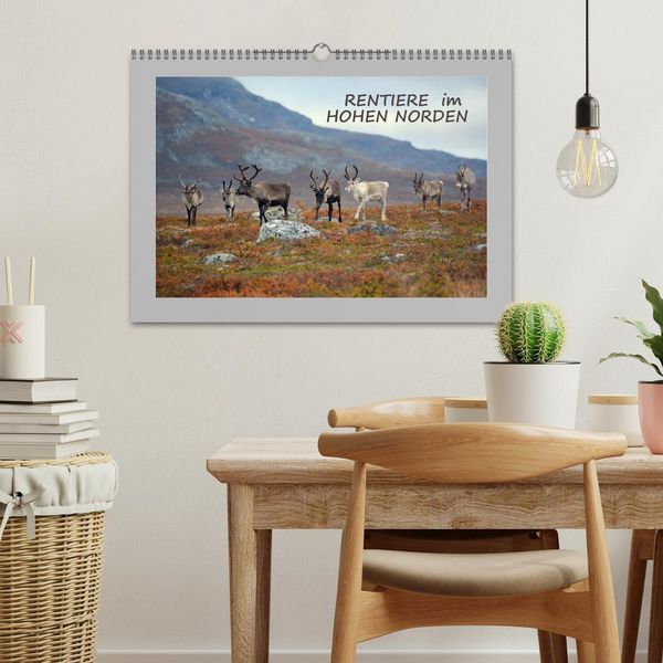 Produktbild: Rentiere im Hohen Norden (Wandkalender 2026 DIN A3 quer), CALVENDO Monatskalender