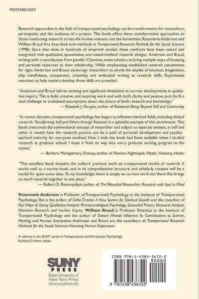 Produktbild: Transforming Self and Others through Research