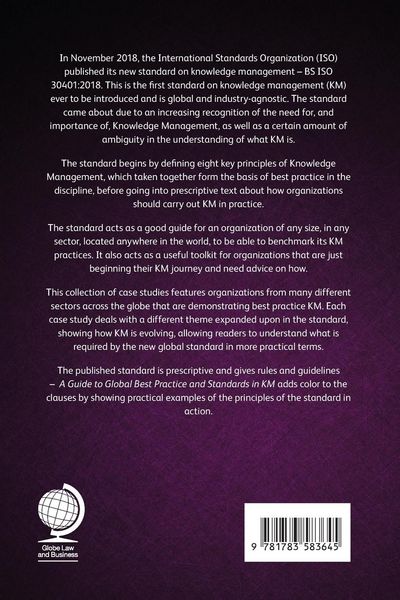 Produktbild: A Guide to Global Best Practice and Standards in KM