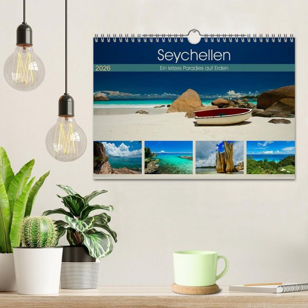 Produktbild: Seychellen - Ein letztes Paradies auf Erden (Wandkalender 2026 DIN A4 quer), CALVENDO Monatskalender