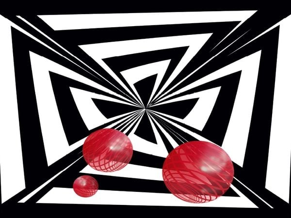 Produktbild: CALVENDO Puzzle SCHWARZ, WEI&szlig;, ROT 2 | 1000 Teile Lege-Gr&ouml;&szlig;e 64x48cm Foto-Puzzle f&uuml;r gl&uuml;ckliche Stunden