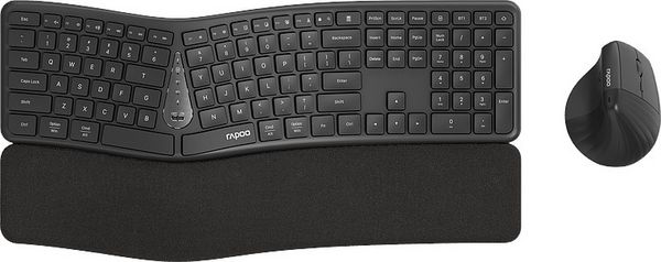 Produktbild: RAPOO 8810ME.DE.DarkGrey Wireless Multi-Mode Combo set