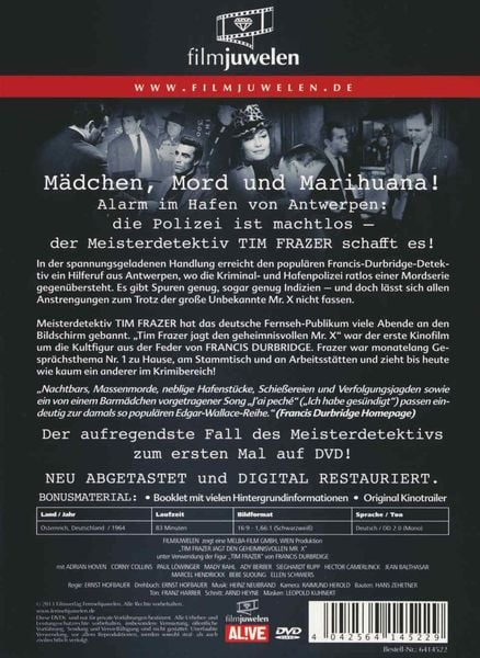 Produktbild: Tim Frazer jagt den geheimnisvollen Mr. X - Filmjuwelen