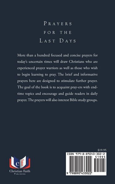 Produktbild: Prayers for the Last Days