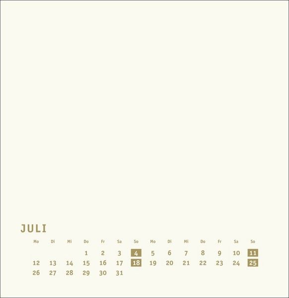 Produktbild: Premium-Bastelkalender gold gro&szlig; 2027
