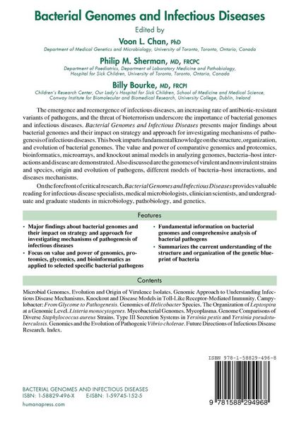 Produktbild: Bacterial Genomes and Infectious Diseases