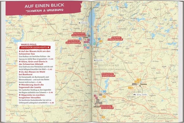 Produktbild: MARCO POLO OUTDOOR GUIDE Reisef&uuml;hrer Mecklenburgische Seenplatte