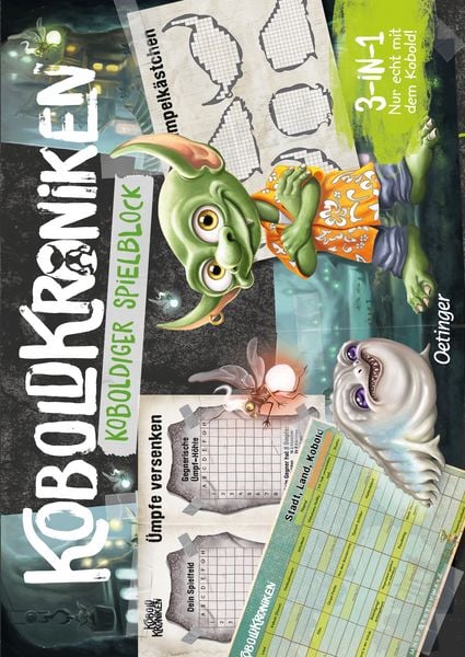 Produktbild: KoboldKroniken. Koboldiger Spielblock