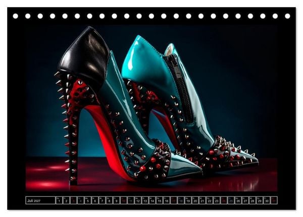 Produktbild: high heel verf&uuml;hrerisch sch&ouml;n (Tischkalender 2027 DIN A5 quer), CALVENDO Monatskalender