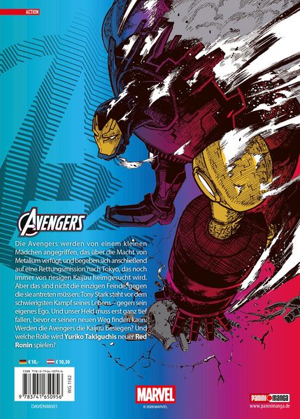 Produktbild: Avengers: Der Aufstieg des Red Ronin (Manga) 01
