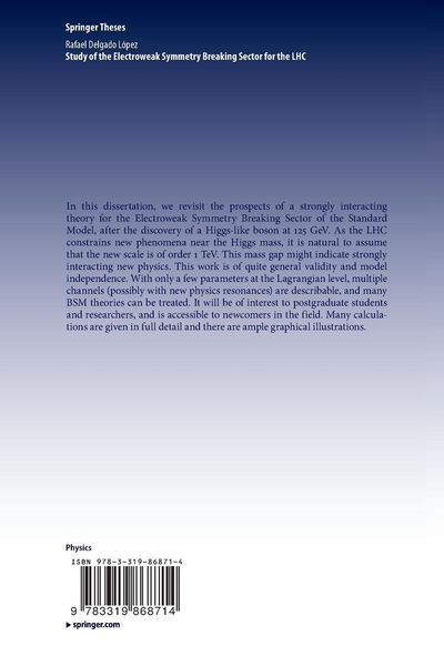 Produktbild: Study of the Electroweak Symmetry Breaking Sector for the LHC