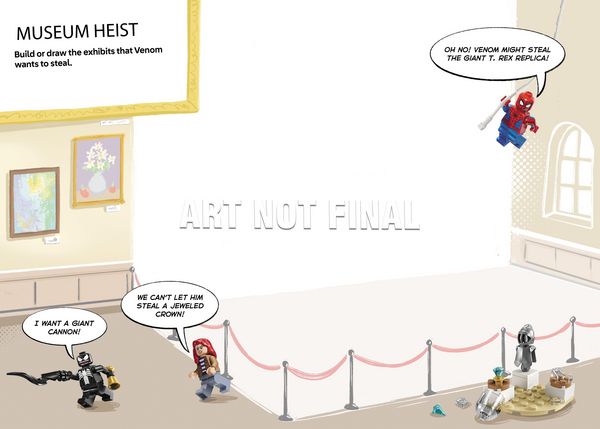 Produktbild: LEGO&reg; Spider-Man - Bau- und Malbuch