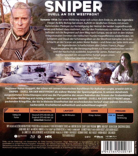 Produktbild: Sniper - Duell an der Westfront (Blu-ray)