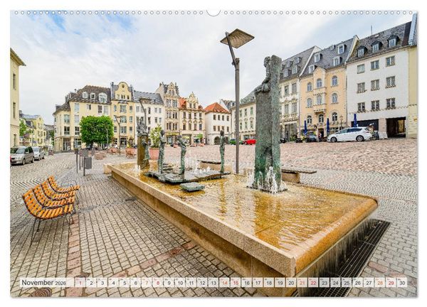 Produktbild: Plauen Impressionen (Wandkalender 2026 DIN A2 quer), CALVENDO Monatskalender
