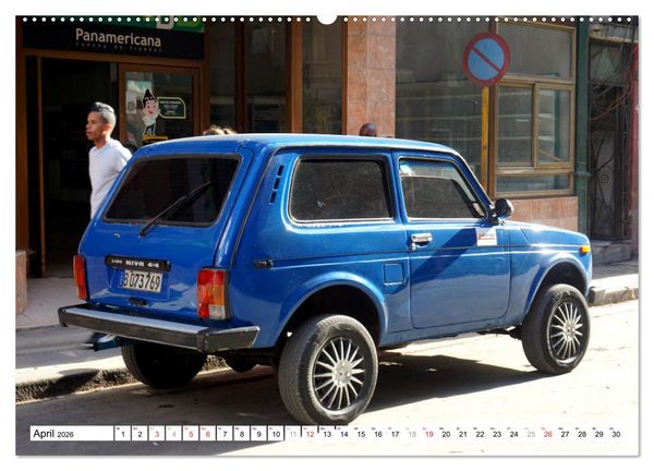 Produktbild: LADA NIVA - Russlands Dauer-L&auml;ufer (Wandkalender 2026 DIN A2 quer), CALVENDO Monatskalender