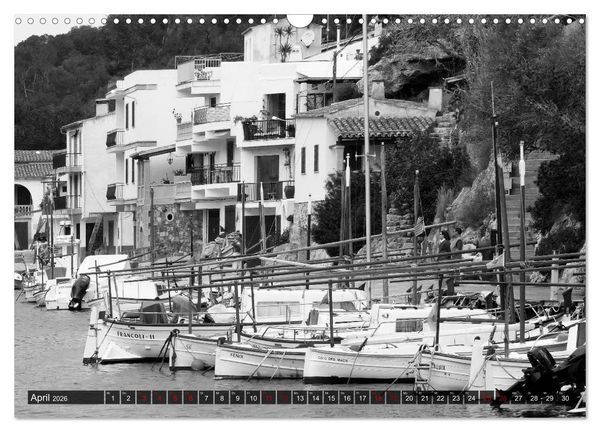 Produktbild: Mallorca monochrom (Wandkalender 2026 DIN A3 quer), CALVENDO Monatskalender