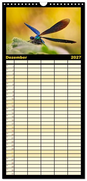 Produktbild: Familienplaner 2027 - Verborgene Wunder mit 5 Spalten (Wandkalender, 21 x 45 cm) CALVENDO