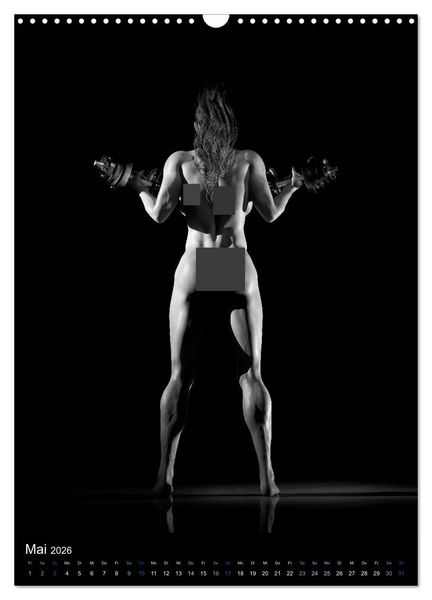Produktbild: Kraft-Akt - Fitnessgirls in erotischen Abbildungen (Wandkalender 2026 DIN A3 hoch), CALVENDO Monatskalender