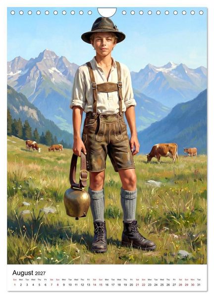 Produktbild: Boys of the World &ndash; At the Turn of the 20th Century (Wall Calendar 2027 DIN A4 portrait), CALVENDO 12 Month Wall Calendar
