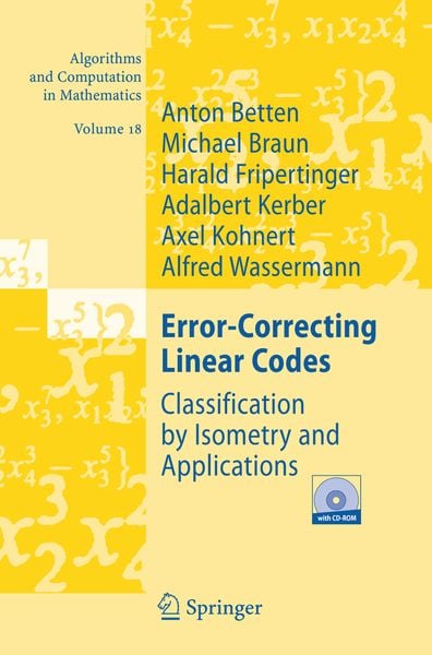 Produktbild: Error-Correcting Linear Codes