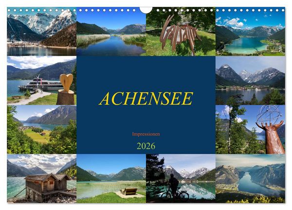 ACHENSEE Impressionen (Wandkalender 2026 DIN A3 quer), CALVENDO Monatskalender