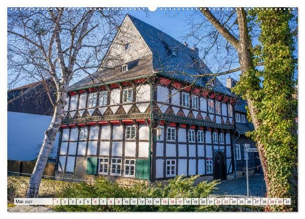 Produktbild: Goslar - Zwischen Fachwerk und Welterbe (Wandkalender 2027 DIN A2 quer), CALVENDO Monatskalender