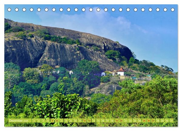 Produktbild: Sri Lanka, Gr&uuml;ne Berge - unber&uuml;hrte Natur (Tischkalender 2026 DIN A5 quer), CALVENDO Monatskalender