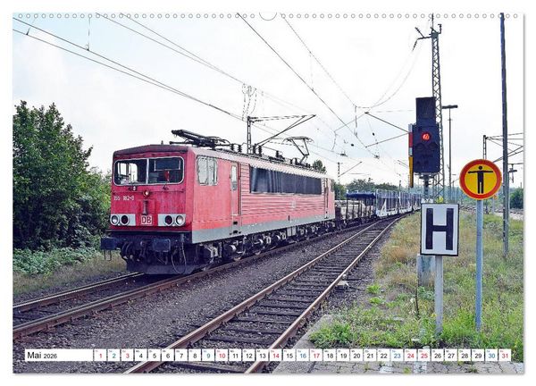 Produktbild: Die Baureihe 250 - Reichsbahnlok in DB-Diensten (hochwertiger Premium Wandkalender 2026 DIN A2 quer), Kunstdruck in Hochglanz