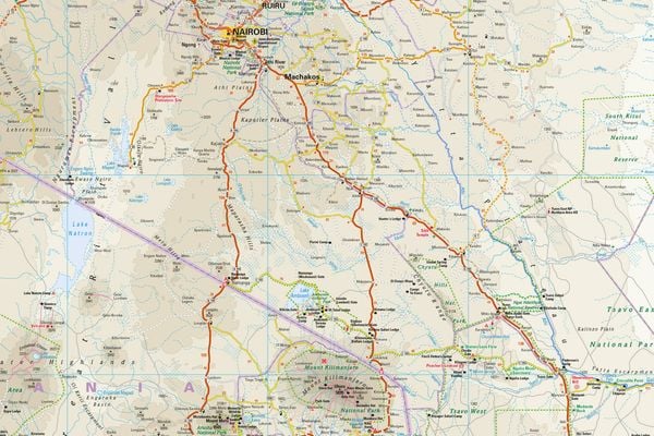 Produktbild: Reise Know-How Landkarte Kenia / Kenya (1:950.000)