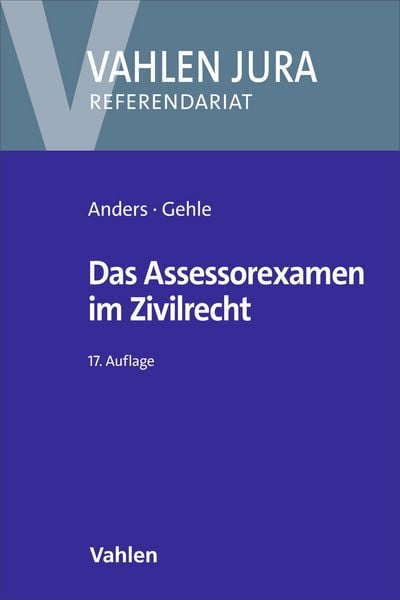 Produktbild: Das Assessorexamen im Zivilrecht