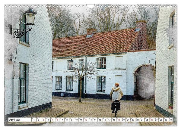 Produktbild: Br&uuml;gge, die Perle von Flandern (Wandkalender 2026 DIN A3 quer), CALVENDO Monatskalender