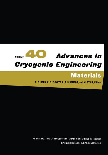 Produktbild: Advances in Cryogenic Engineering Materials