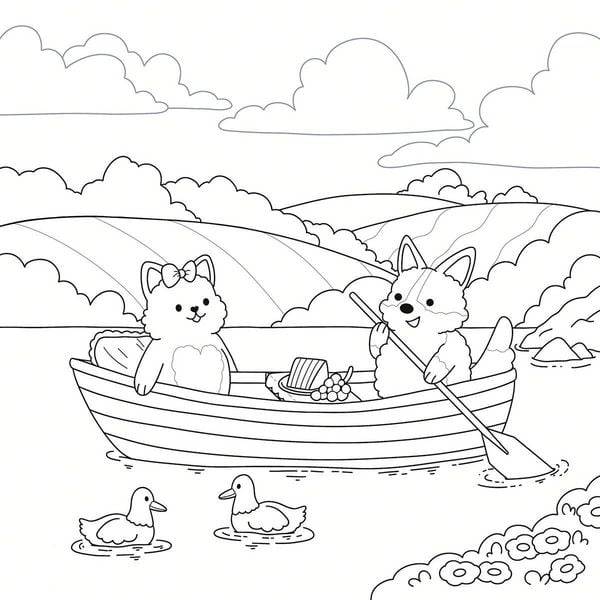 Produktbild: Cosy Coloring - Cottage Life mit Ente