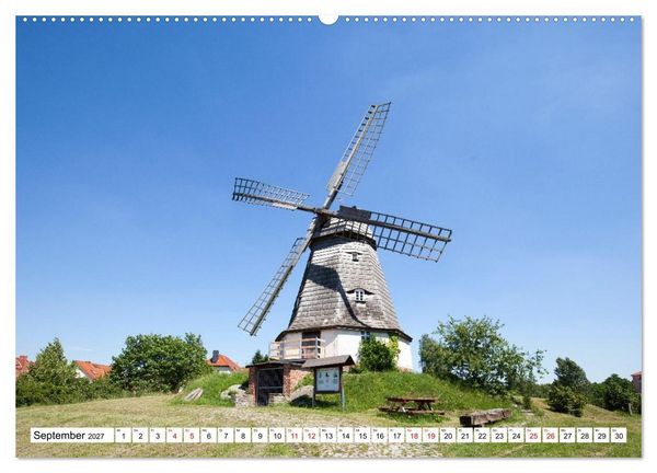 Produktbild: Elbetal Nord - Radland Deutschland (Wandkalender 2027 DIN A2 quer), CALVENDO Monatskalender