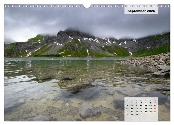 Produktbild: L&uuml;nersee - die blaue Perle der Alpen (Wandkalender 2026 DIN A3 quer), CALVENDO Monatskalender