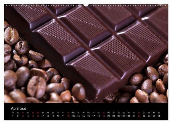 Produktbild: Kaffee & Schokolade (Wandkalender 2026 DIN A2 quer), CALVENDO Monatskalender