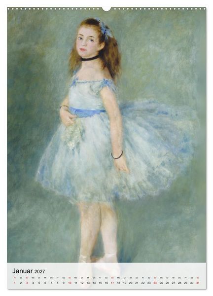 Produktbild: Die kleinen Musen des Monsieur Renoir (Wandkalender 2027 DIN A2 hoch), CALVENDO Monatskalender