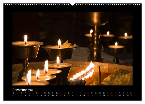 Produktbild: Tibet (hochwertiger Premium Wandkalender 2026 DIN A2 quer), Kunstdruck in Hochglanz
