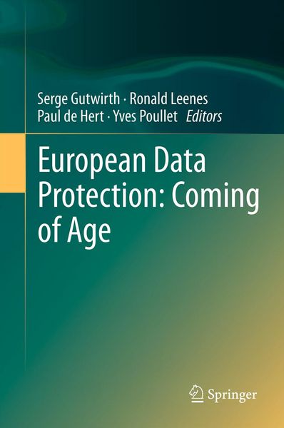 Produktbild: European Data Protection: Coming of Age