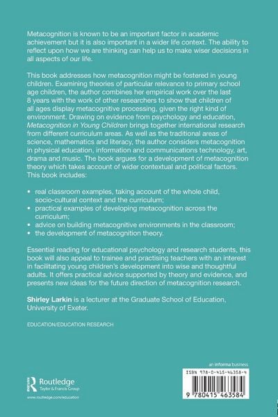 Produktbild: Metacognition in Young Children