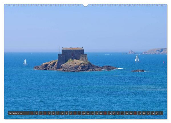 Produktbild: Saint Malo - Stadt der Korsaren (Wandkalender 2026 DIN A2 quer), CALVENDO Monatskalender