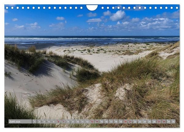 Produktbild: Vlieland Perle an der Nordsee (Wandkalender 2026 DIN A4 quer), CALVENDO Monatskalender