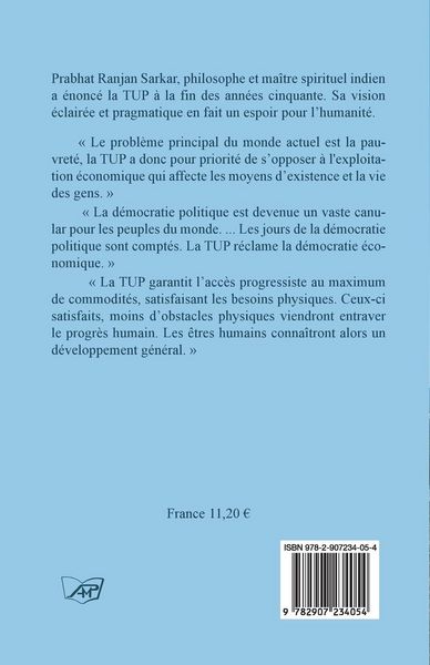 Produktbild: Pour une democratie economique, La Vision de la TUP, Theorie de l Utilisation Progressiste