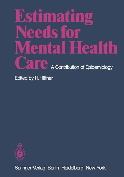 Produktbild: Estimating Needs for Mental Health Care