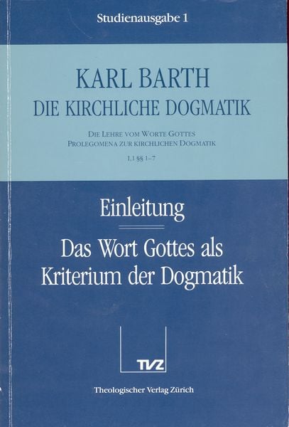 Produktbild: Die Kirchliche Dogmatik. Studienausgabe.