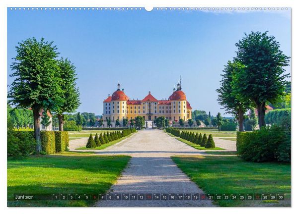Produktbild: Moritzburg mit Schlossansichten (Wandkalender 2027 DIN A2 quer), CALVENDO Monatskalender