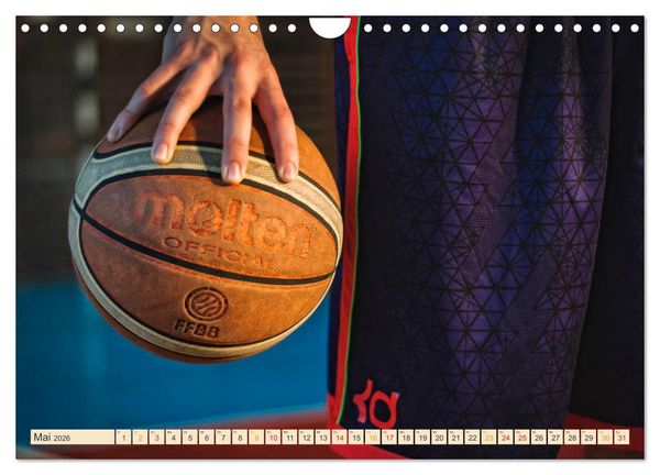 Produktbild: Basketball - so cool (Wandkalender 2026 DIN A4 quer), CALVENDO Monatskalender