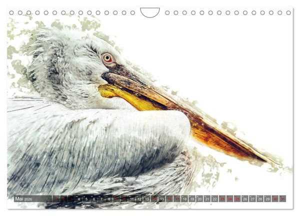 Produktbild: Tierportraits - Fine Art (Wandkalender 2026 DIN A4 quer), CALVENDO Monatskalender