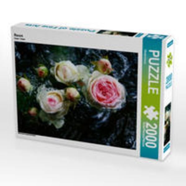 CALVENDO Puzzle Rosen 2000 Teile Lege-Größe 90 x 67 cm Foto-Puzzle Bild von Gisela Kruse