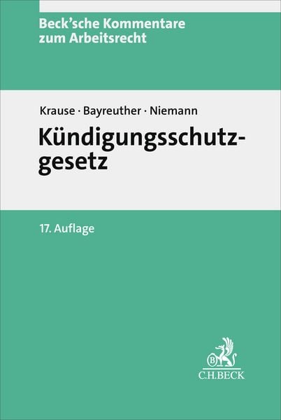 Produktbild: K&uuml;ndigungsschutzgesetz. KSchG
